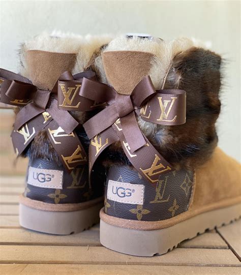 louis vuitton UGG style boots